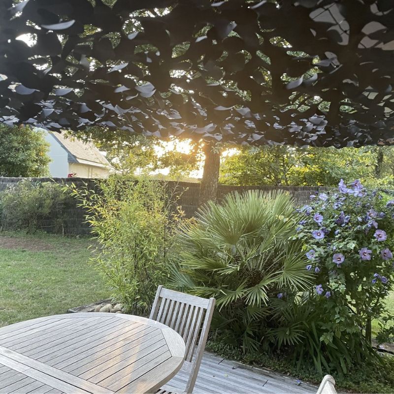 Rete mimetica triangolare nera