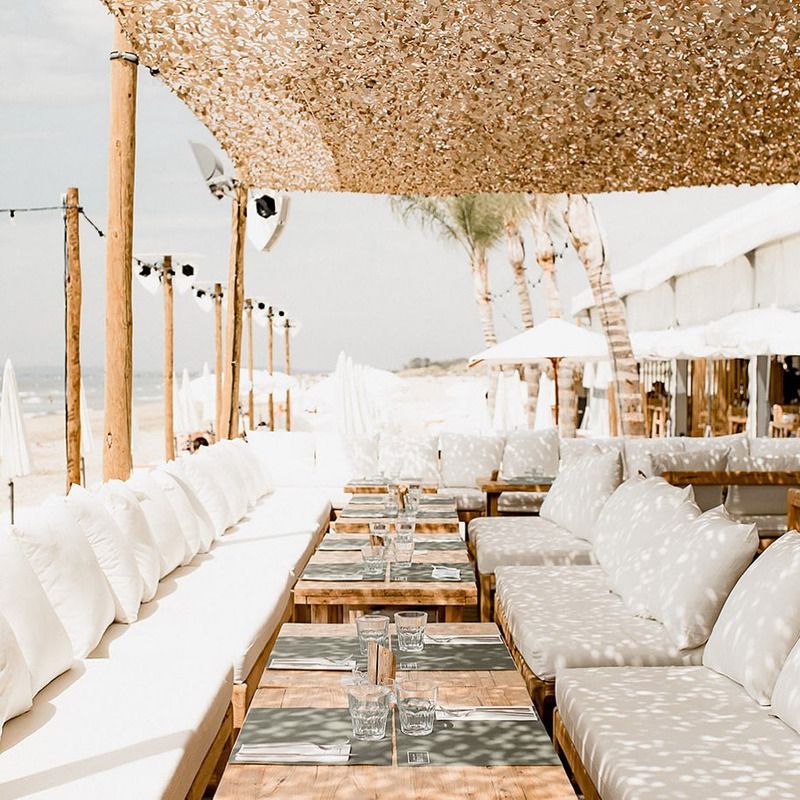 Rete mimetica rinforzata con sabbia