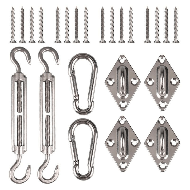 Kit di fissaggio per rete mimetica