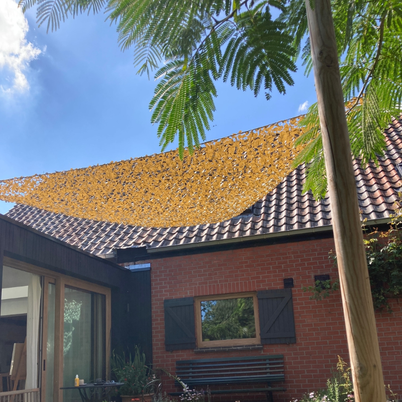 Rete mimetica triangolare desertica