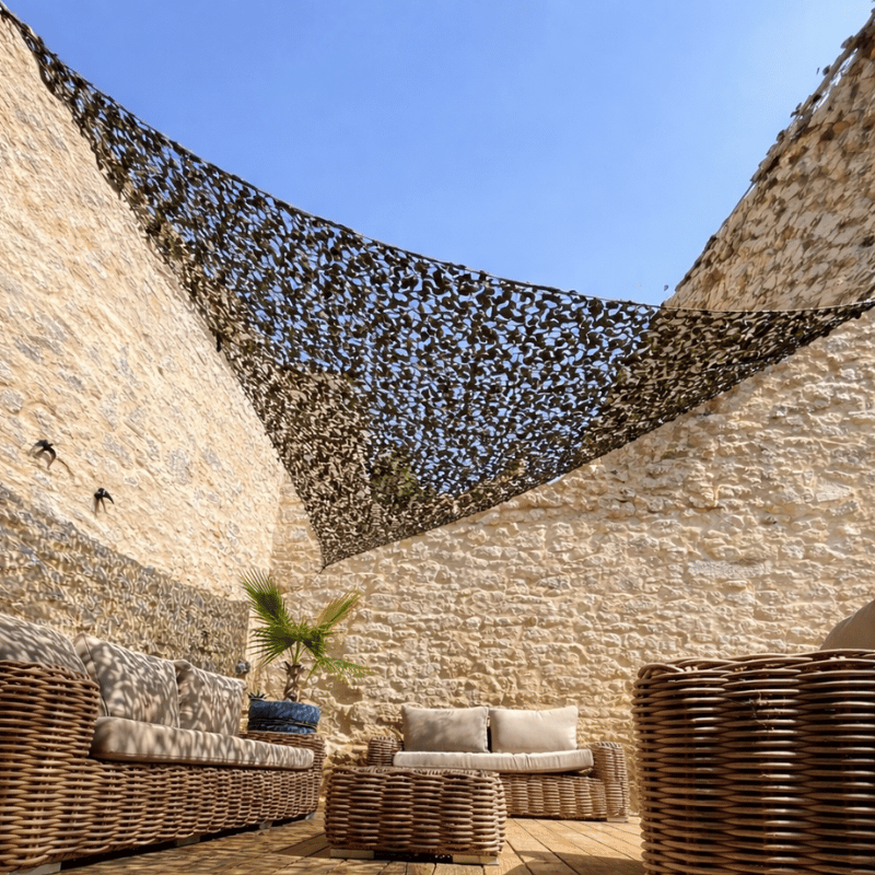 Rete mimetica triangolare militare