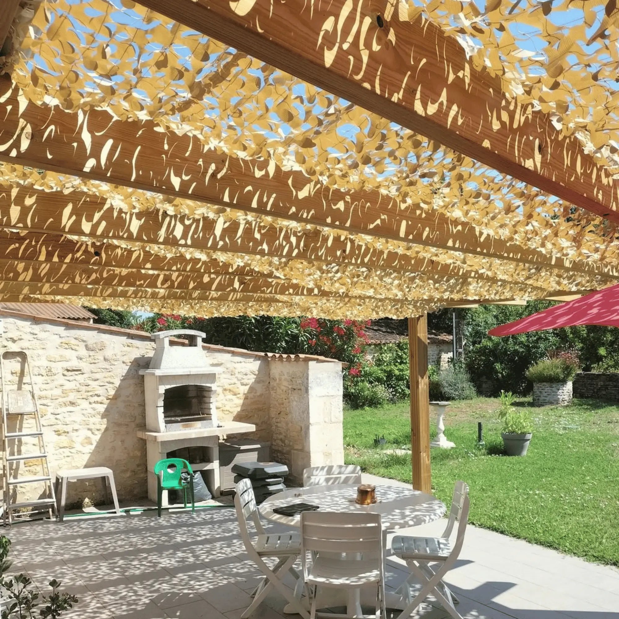 rete ombreggiante mimetica