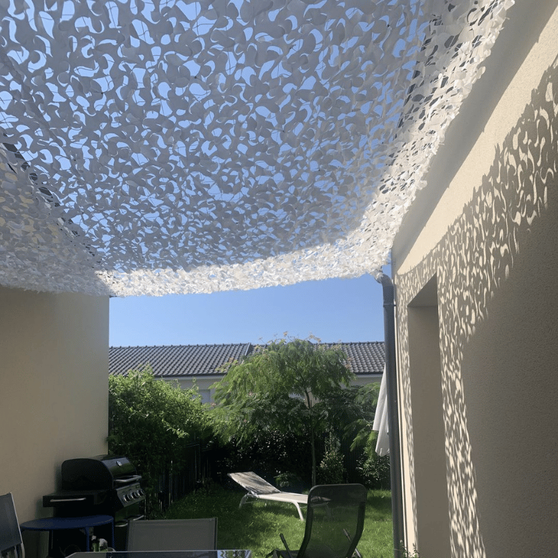 Kit di fissaggio per rete mimetica