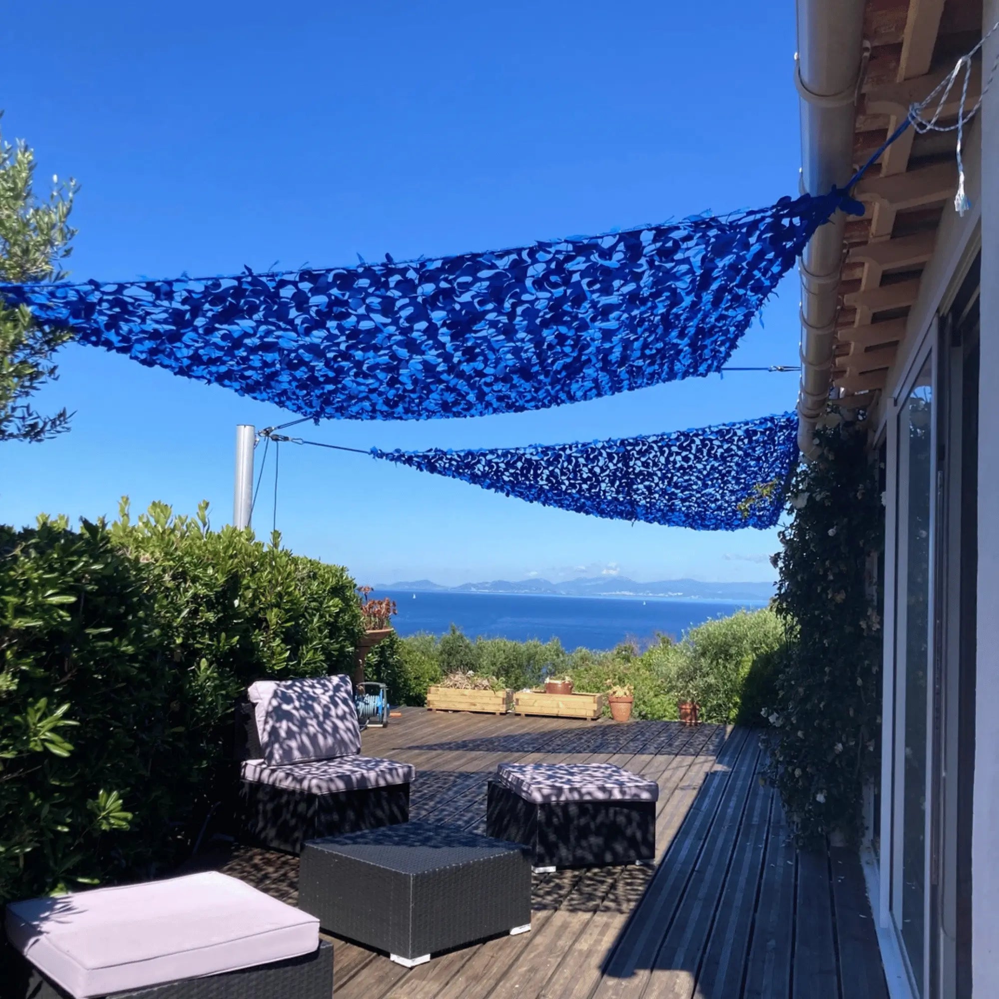 Rete Mimetica Militare In Rotolo: Tessuto Ombreggiante Per Giardino, Pergola, Serra, Camuffamento, 63 Misure Disponibili