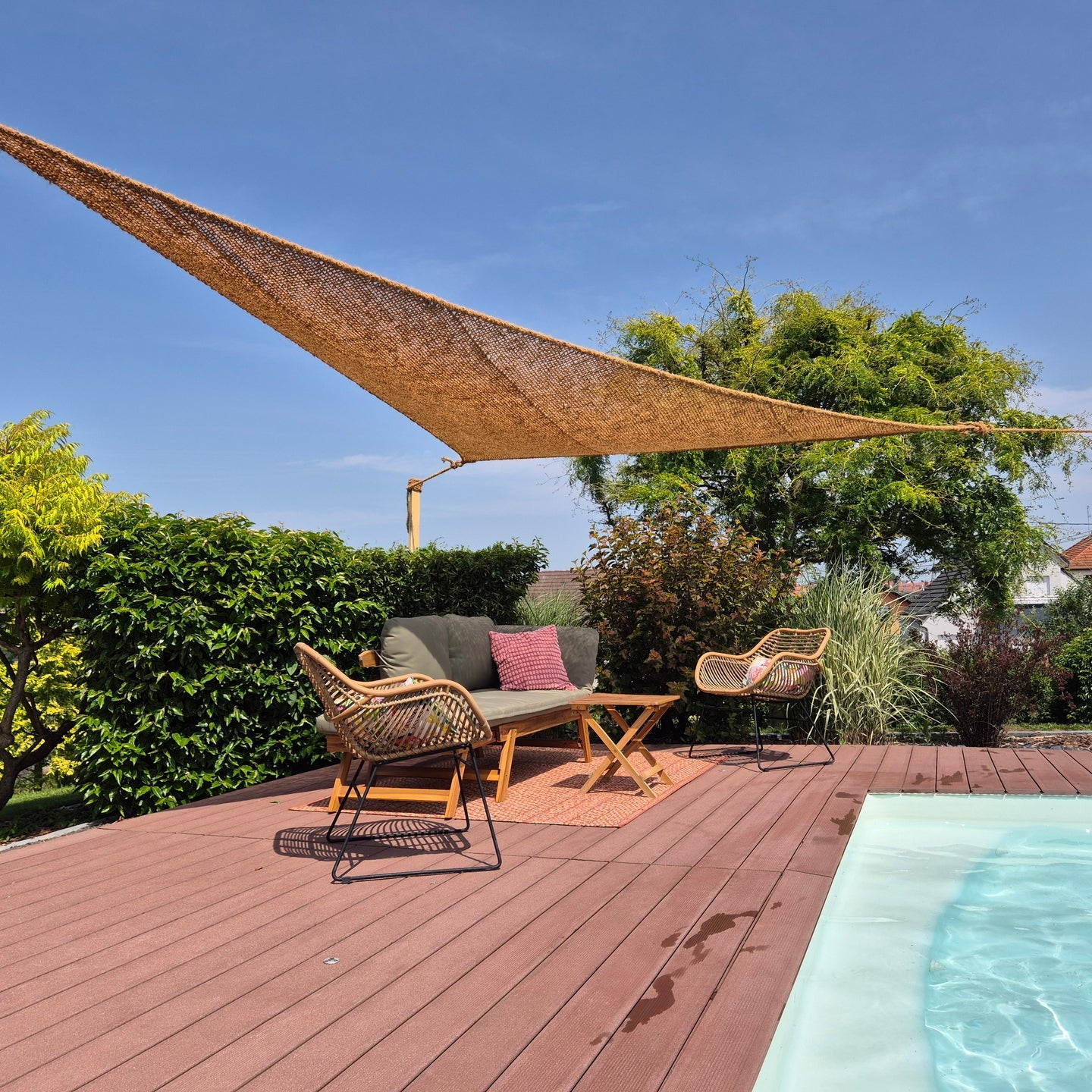 Rete ombreggiante in fibra di cocco