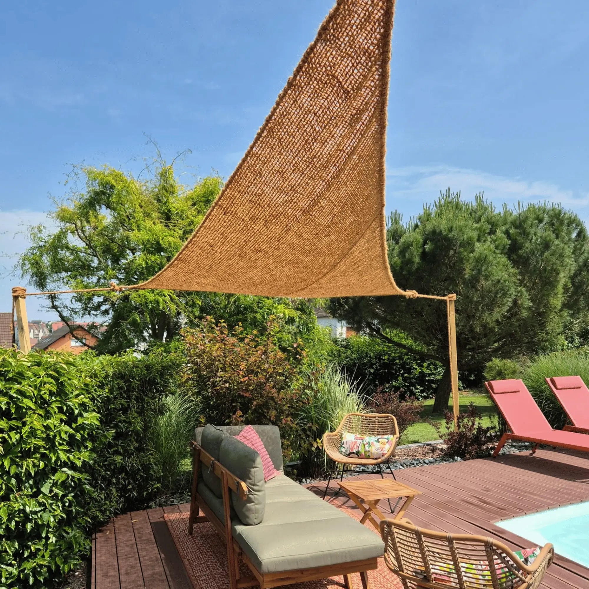 Rete ombreggiante in fibra di cocco