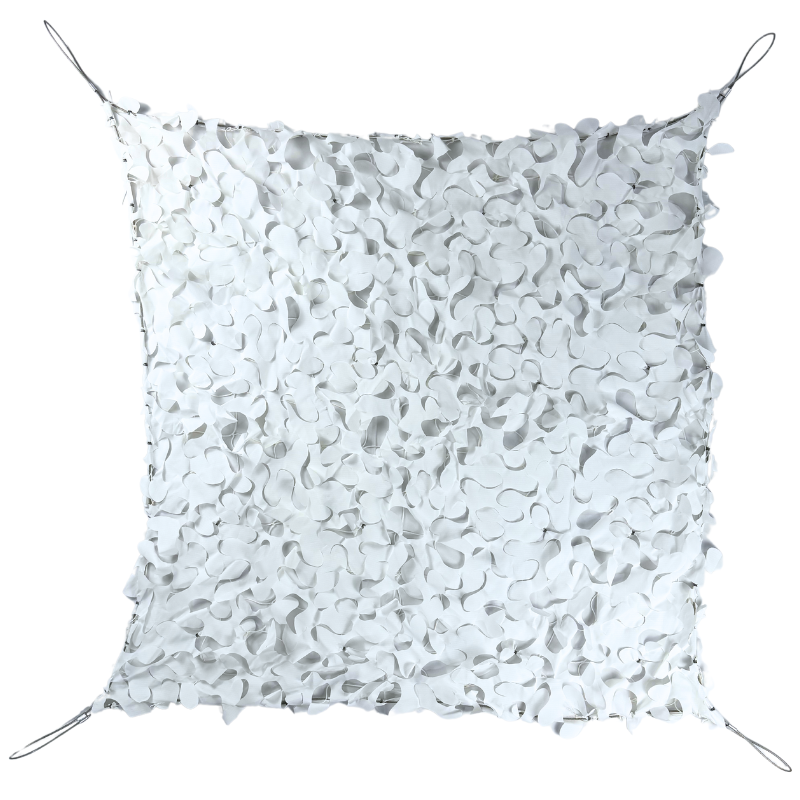 Rete mimetica rinforzata con cavo d’acciaio