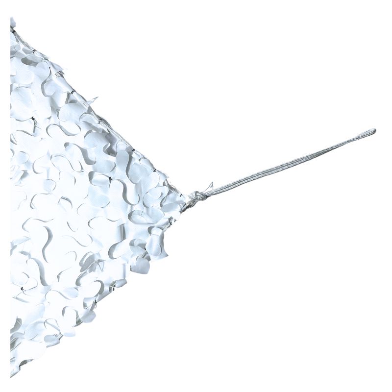 Rete mimetica triangolare bianca