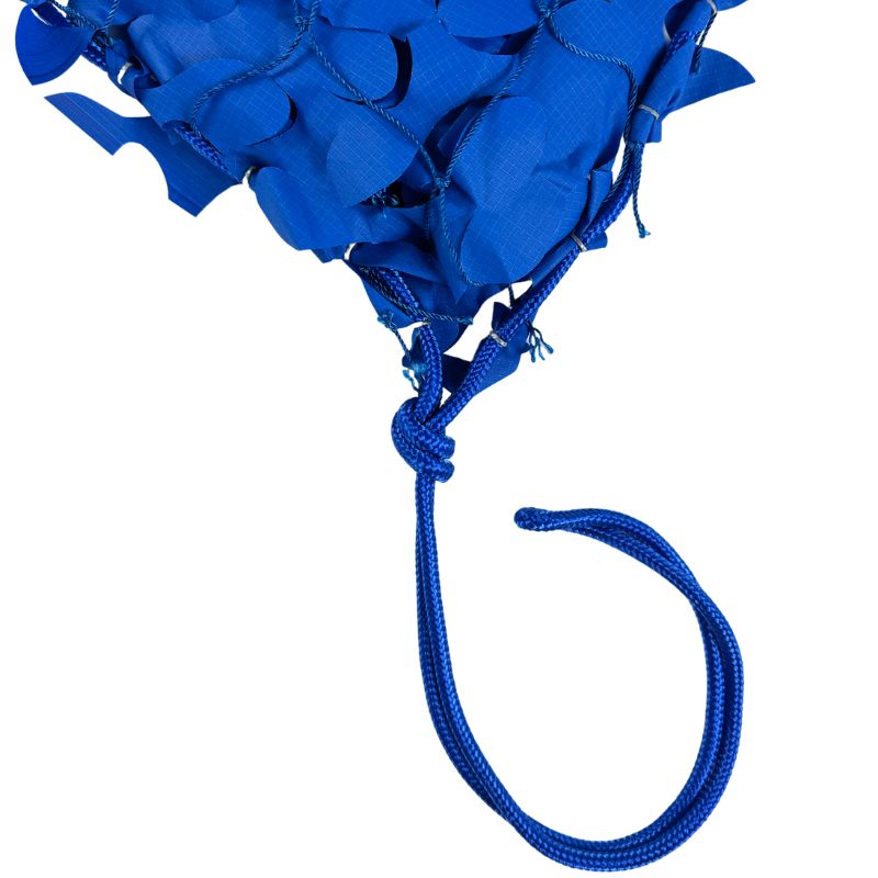 Rete mimetica triangolare blu