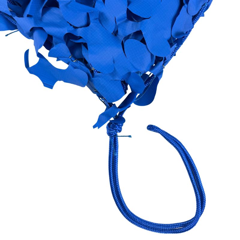 Rete mimetica triangolare blu