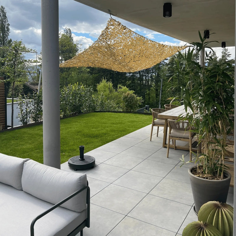 Rete mimetica triangolare desertica