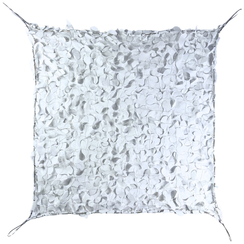 Rete mimetica rinforzata con cavo d’acciaio