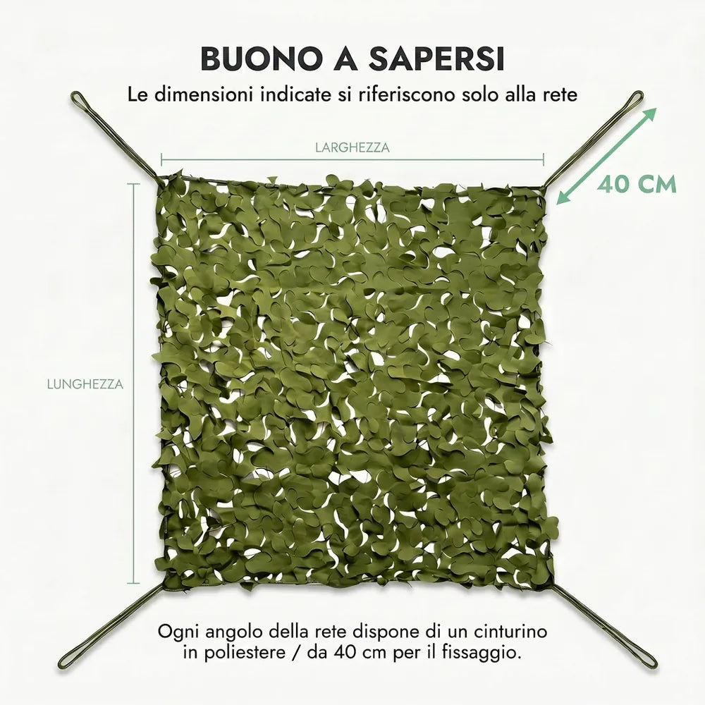 Rete mimetica verde